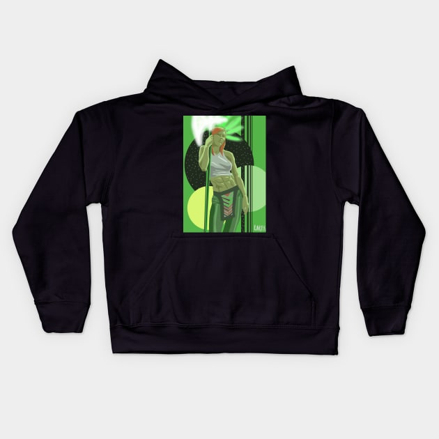 Renea the Brave Kids Hoodie by Space Spector